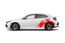 Cobra head side graphics decals for Honda Civic 2016-2021