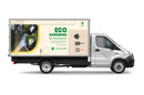 Custom Box Truck Wrap Graphics – Full Coverage for Both Sides
