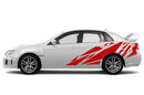 Geometric patterns side graphics decals for Subaru Impreza 2012-2016