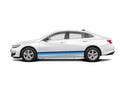 Retro stripes graphics decals for Chevrolet Malibu