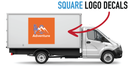 Custom Box Truck Logo Decals