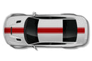 Center pin racing graphics decals for Dodge Charger Hellcat SRT