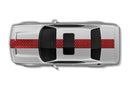 Center honeycomb stripes graphics decal for Dodge Challenger