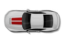 Dual hood decals graphics stickers decals for Ford Mustang