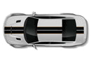 Dual stripes with pin graphics decals for Dodge Charger Hellcat SRT