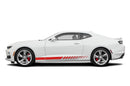 Lower side rush stripes graphics decals for Chevrolet Camaro
