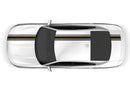 Offset stripe line graphics decals for Dodge Charger