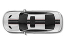 Honeycomb stripes with pin graphics decals for Dodge Charger Hellcat