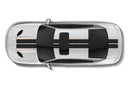 Honeycomb stripes with pin graphics decals for Dodge Charger Hellcat