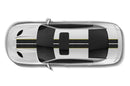 Honeycomb stripes with pin graphics decals for Dodge Charger Hellcat