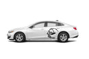 Angry bear side graphics decals compatible with Chevrolet Malibu
