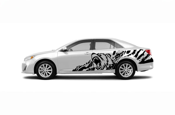 Bear side graphics decals for Toyota Camry 2012-2017