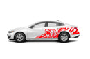 Bear side graphics decals compatible with Chevrolet Malibu