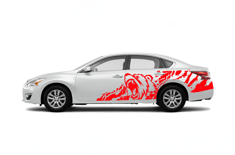 Bear side graphics decals for Nissan Altima 2013-2018