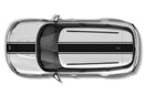 Center pin racing stripes graphics decals for Mini Cooper Countryman