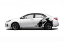 Cobra head side graphics decals for Toyota Corolla 2014-2019