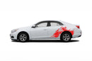 Cobra head side graphics decals for Chevrolet Malibu 2013-2015