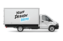 Custom Box Truck Logo Decals for Both Sides