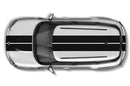 Dual rally racing stripes graphics decals for Mini Cooper Countryman