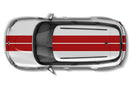 Dual rally racing stripes graphics decals for Mini Cooper Countryman