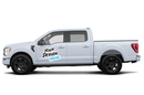 Custom Pickup Truck Logo Decals for Both Sides