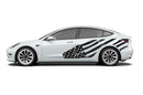 Flag USA side graphics decals for Tesla Model 3