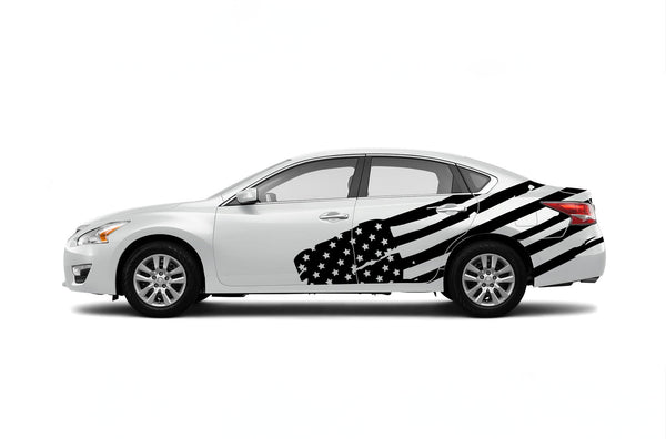 Flag USA side graphics decals for Nissan Altima 2013-2018