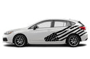 Flag USA side graphics decals for Subaru Impreza