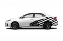 Flag USA side graphics decals for Toyota Corolla 2014 - 2019