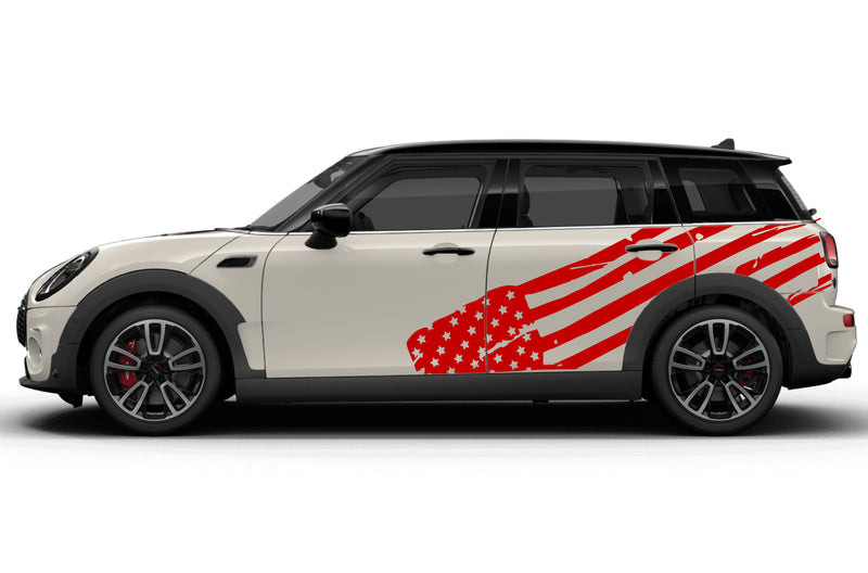 Flag USA side graphics decals for Mini Cooper Clubman
