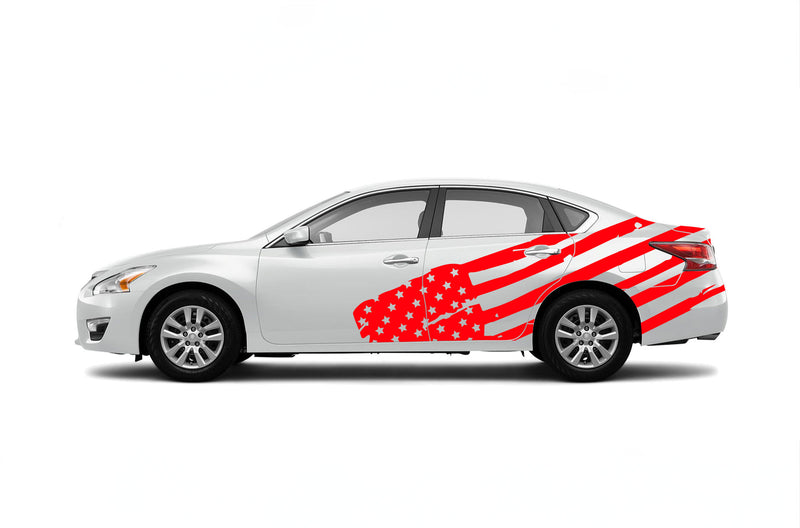 Flag USA side graphics decals for Nissan Altima 2013-2018