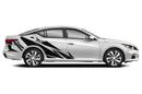 Geometric pattern side graphics decals for Nissan Altima