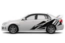 Geometric patterns side graphics decals for Subaru Impreza 2012-2016