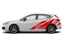 Geometric patterns side graphics decals for Subaru Impreza
