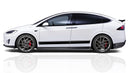 Lower road stripes side graphics decals for Tesla Model X