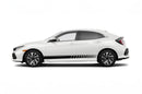 Lower side speed stripes graphics decals for Honda Civic 2016-2021