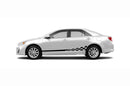 Lower waving stripes graphics decals for Toyota Camry 2012-2017