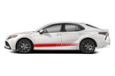 Lower side speed stripes graphics decals for Toyota Camry