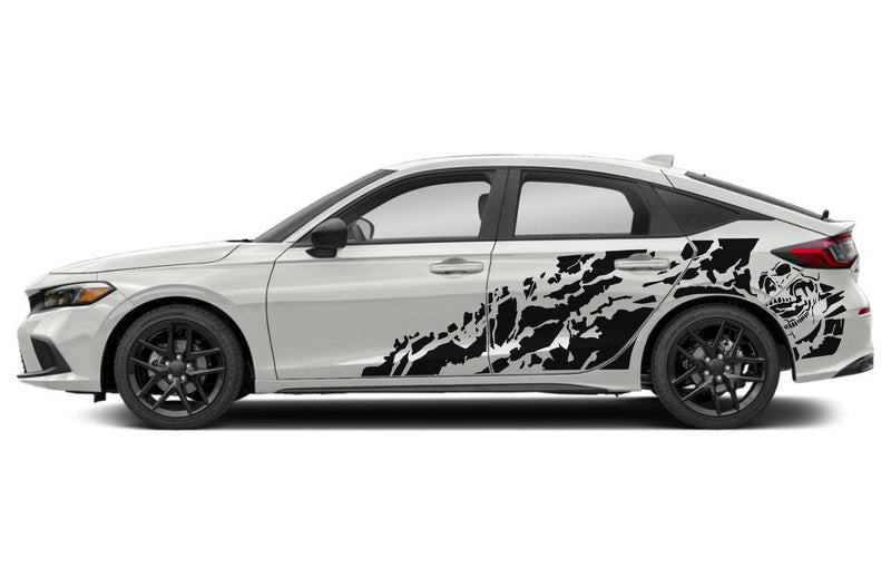 Nightmare side graphics decals for Honda Civic