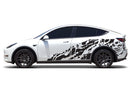 Nightmare side graphics decals for Tesla Model Y
