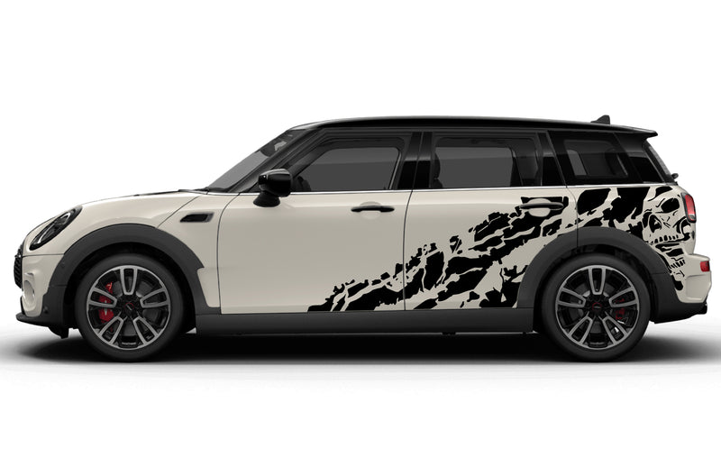 Nightmare side graphics decals for Mini Cooper Clubman