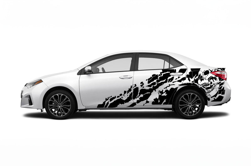 Nightmare side graphics decals for Toyota Corolla 2014-2019