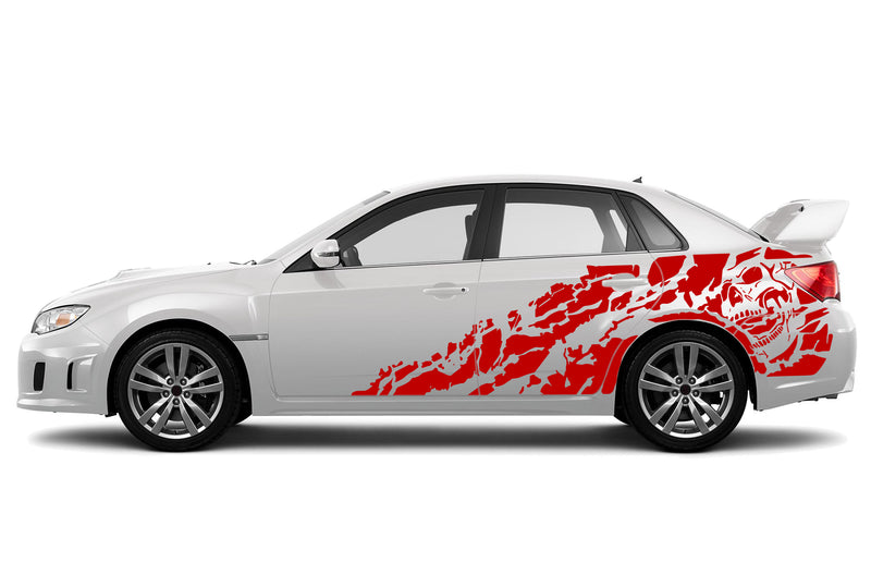 Nightmare side graphics decals for Subaru Impreza 2012-2016