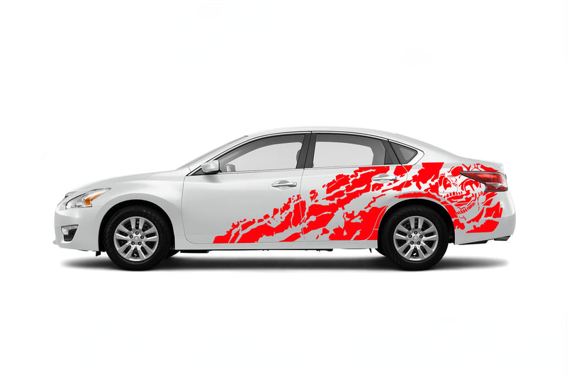 Nightmare side graphics decals for Nissan Altima 2013-2018