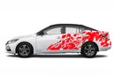 Nightmare flag side graphics decals for Nissan Sentra