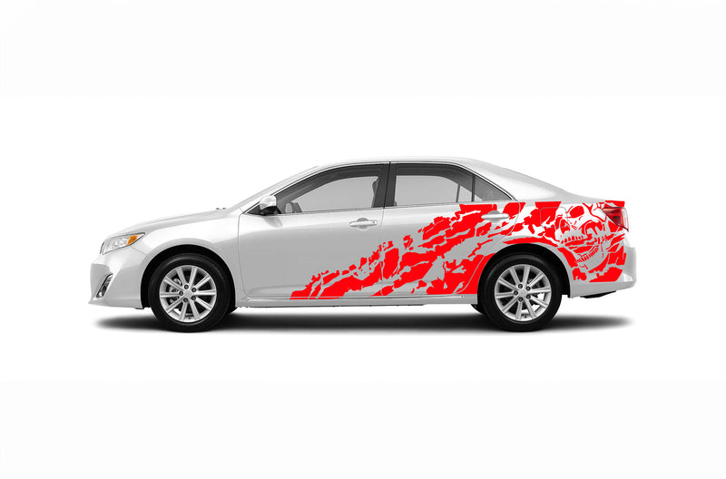Nightmare side graphics decals for Toyota Camry 2012-2017