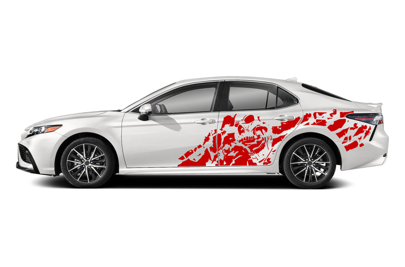 Nightmare side graphics decals for Toyota Camry