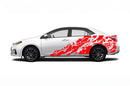 Nightmare side graphics decals for Toyota Corolla 2014-2019