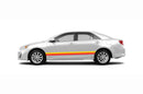 Retro side stripes graphics decals for Toyota Camry 2012-2017