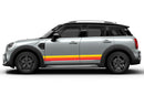 Retro stripes side graphics decals for Mini Cooper Countryman
